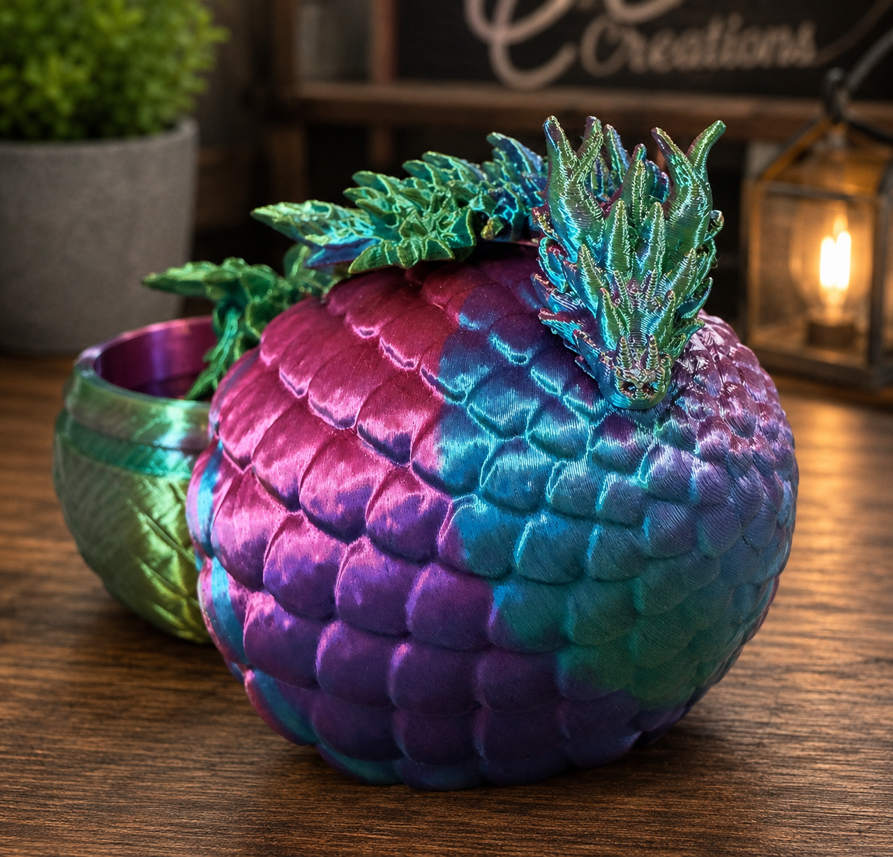 Colorful dragon fruit decorative mug