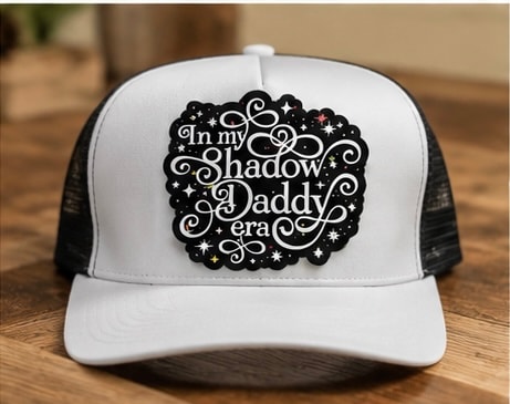 Trucker hat with Shadow Daddy Era design